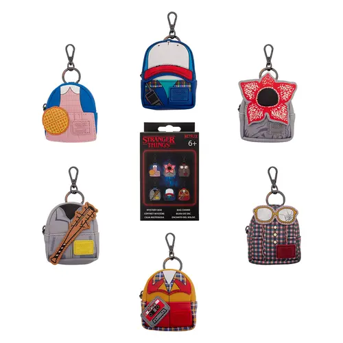 Loungefly Stranger Things Mini Backpack Bag Charm Mystery Blind Box Loungefly