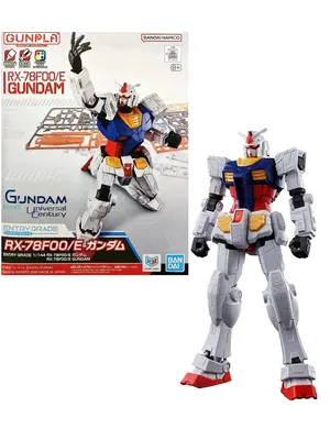 Bandai Gundam Entry Grade 1/144 RX-78F00/E Gundam Model Kit