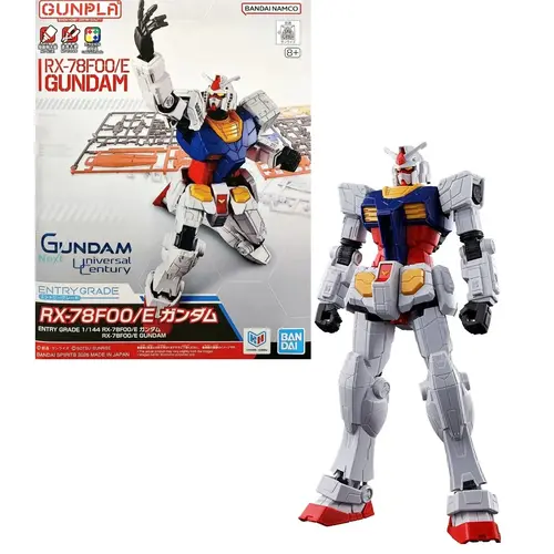 Bandai Gundam Entry Grade 1/144 RX-78F00/E Gundam Model Kit