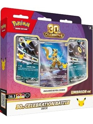 The Pokemon Company Pokemon TCG 30TH Anniversary EX Battle Deck Zeraora Preorder 30-10-26