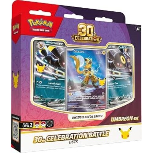 The Pokemon Company Pokemon TCG 30TH Anniversary EX Battle Deck Zeraora Preorder 30-10-26