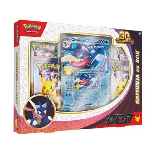 The Pokemon Company Pokemon TCG 30TH Anniversary EX Box Sylveon or Greninja Box preorder 18-9-26