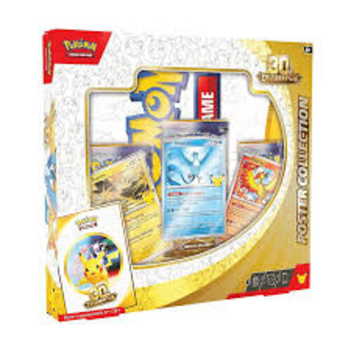 The Pokemon Company Pokemon TCG 30TH Anniversary Poster Collection Preorder 18-9-26