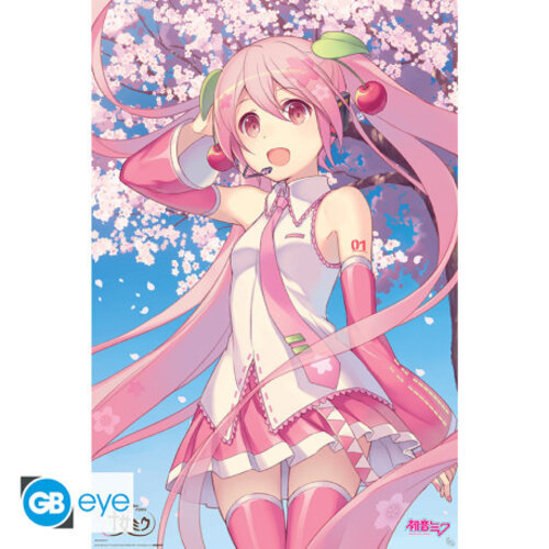 GB Eye Hatsune Miku Cherry Blossom Maxi Poster 91.5x61
