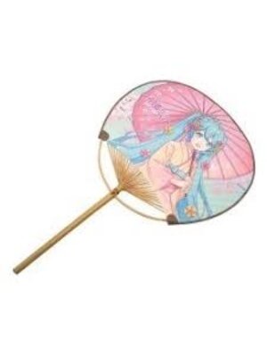 POPbuddies Hatsune Miku Non-Folding Uchiwa Fan Miku Kimono