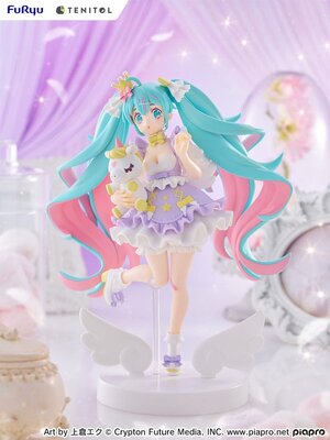 Furyu Hatsune Miku Yumekawa Lavender Statue Tenitol 21 cm