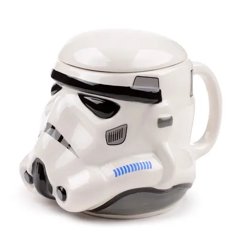 Puckator Star Wars Stormtrooper 3D Mug With Lid 550ml
