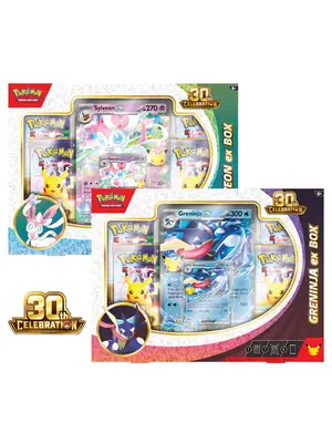 The Pokemon Company Pokémon TCG: 30th Celebration Pokémon ex Box