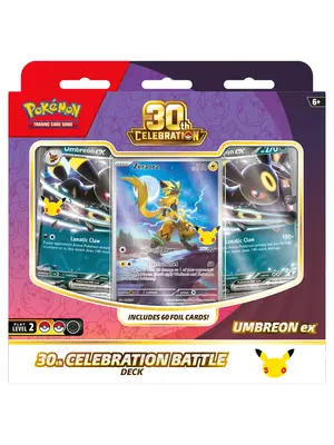 The Pokemon Company Pokémon TCG: 30th Celebration Umbreon ex Battle Deck