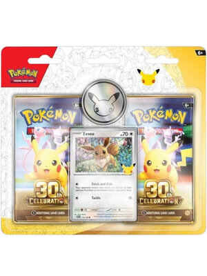 The Pokemon Company Pokémon TCG: 30th Celebration 2-Pack Blister Eevee