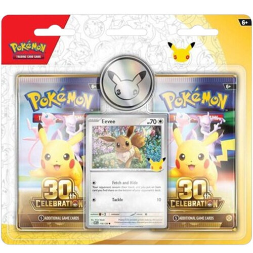 The Pokemon Company Pokémon TCG: 30th Celebration 2-Pack Blister Eevee