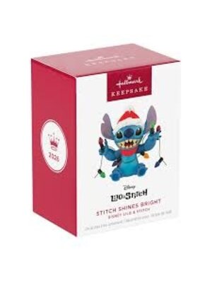 Hallmark Ornament Disney Stitch Lights
