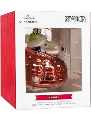 Hallmark Hallmark Ornament Glass Snoopy Coat