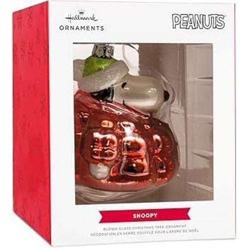 Hallmark Hallmark Ornament Glass Snoopy Coat