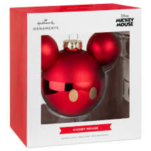 Hallmark Hallmark Ornament Disney Glass Mickey Mouse