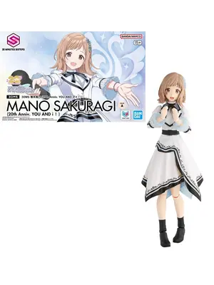 Bandai Idol master 30MS Mano Sakuragi 20th Anniversary You and I Model Kit