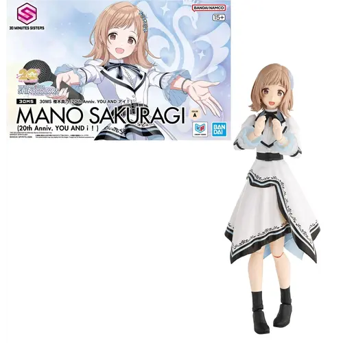 Bandai Idol master 30MS Mano Sakuragi 20th Anniversary You and I Model Kit