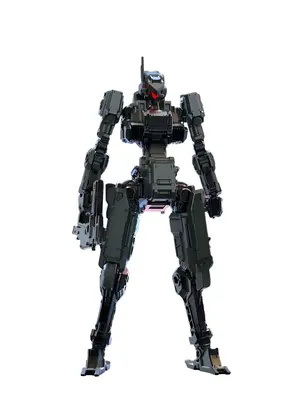 Sheik Mainland 3 Min Project Fenrir (Metalic Black) 1/18 Model Kit