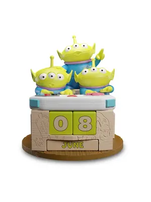 Grupo Erik Disney Toy Story Aliens 3D Perpetual Calendar