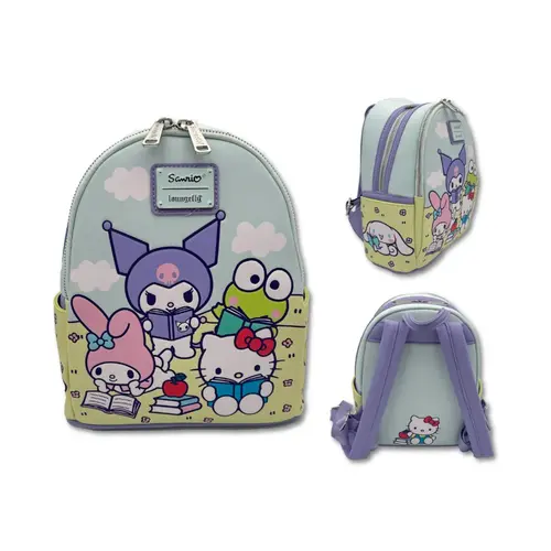 Loungefly Sanrio hello Kitty Multi Char Scene Mini Backpack Loungefly