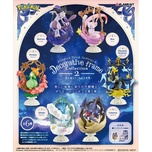 Re-Ment Pokemon Decorative Frame Collection 2 Beyond The Boundaries Mystery Box