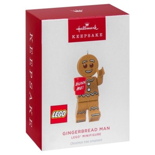 Hallmark Hallmark kerstornament Lego minifig Gingerbread