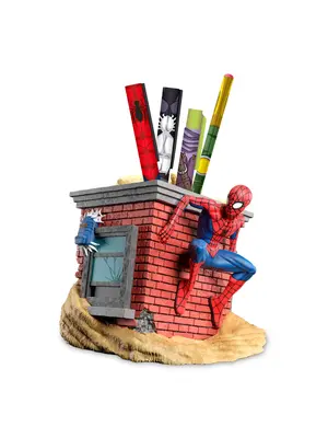 Grupo Erik Marvel Spider-Man Chimney Stationnary Set With 3D Pen Holder