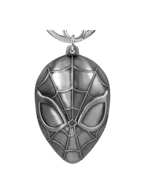 Monogram Marvel Spider-Man Head Pewter Keychain