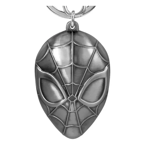Monogram Marvel Spider-Man Head Pewter Keychain