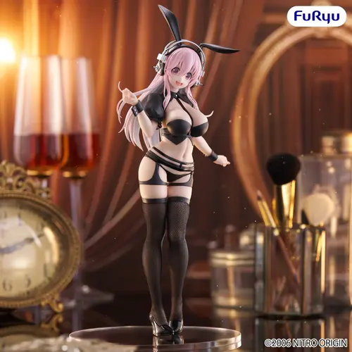 Furyu Super Sonico Bicute Bunnies PVC Figure Reverse Bunny 29cm