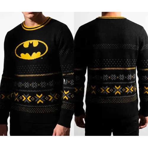 Cotton Division DC Comics Batman Christmas Sweater Size XL