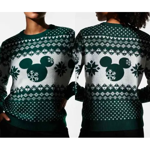 Cotton Division Disney Mickey Mouse Christmas Sweater Size XL