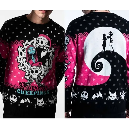 Cotton Division Disney Nightmare Before Christmas Sweater Size XL
