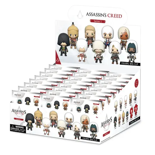 Monogram Assasins Creed 3D PVC Mystery Bag Clips Series 1