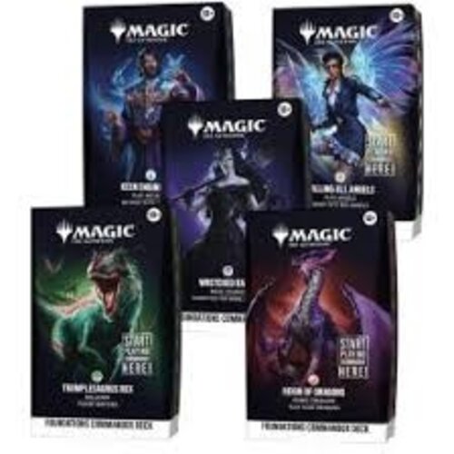 Wizards of The Coast Magic The Gatering TCG Foundations Commander Deck