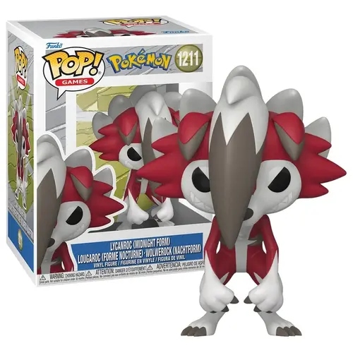 Funko Funko POP! Pokemon Lycanroc (Midnight Form) 1211
