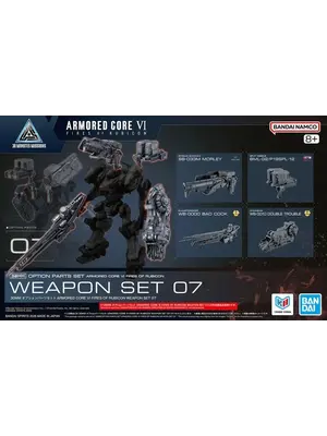 Bandai Gundam Armored Core VI 30MM Option Parts Weapon Set 07