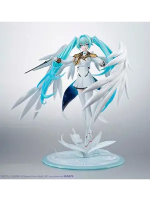 Megahouse Gundam X Hatsune Miku Lucra Miku x Wing Gundam Zero Statue 27cm