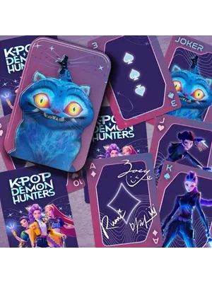 Paladone K-POP Demon Hunters Derpy Playing Cards in Tin