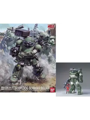 Bandai Votoms ATM-09-ST Scopedog Berkoff Squad 1/20 Model Kit