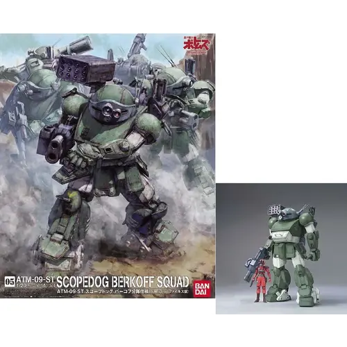 Bandai Votoms ATM-09-ST Scopedog Berkoff Squad 1/20 Model Kit