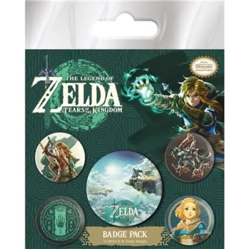Pyramid Zelda Tears of The Kingdom Hyrule Skies Pack 5 Badges