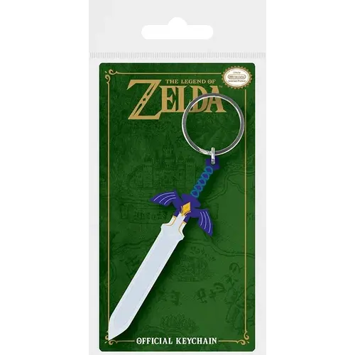 Zelda Rubber Keyring Master Sword
