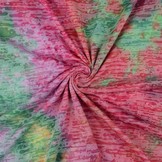 Jersey Tie and Dye Wena Roze-groen