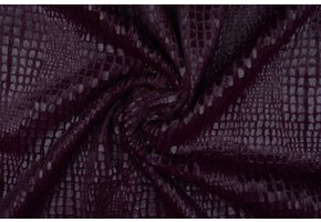 Fur Snake Foil Shiny Bordeaux