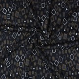 Jacquard gestrickt Omni Schwarz