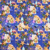 Digital Printed Panel Snowball Cotton Jersey