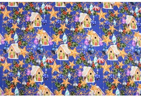 Digital Printed Panel Snowball Cotton Jersey