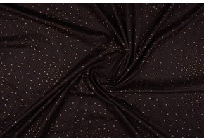 Suede gold drop Brown