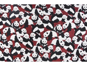 Jogging Alpenfleece Panda's Bordeaux